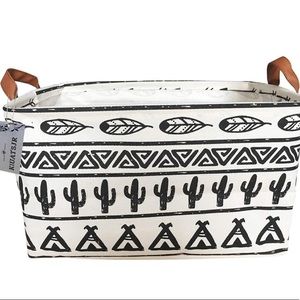 Cactus Print Organizer Bin